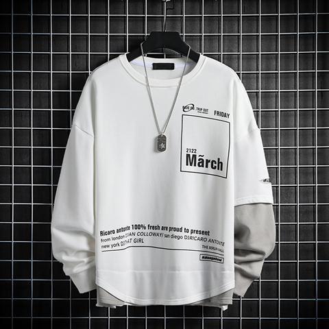 ZENDO Africa™ – Sweat Long Streetwear à Manches Longues / Men’s Urban Loose Pullover