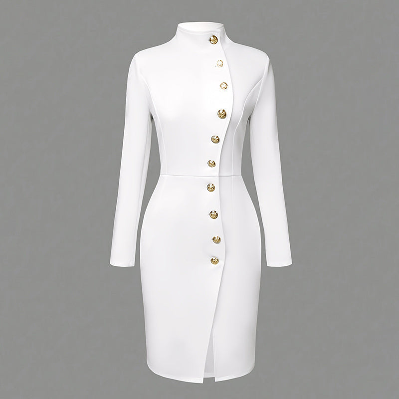 Robe Élégante à Boutons Dorés - ZENDO Afrique™ | Bodycon Premium
Description pour le référencement naturel (SEO): Découvrez la Robe Élégante ZENDO Afrique™ avec boutons dorés. Coupe ajustée bodycon, tissu extensible premium. Parfaite pour soirées et occa