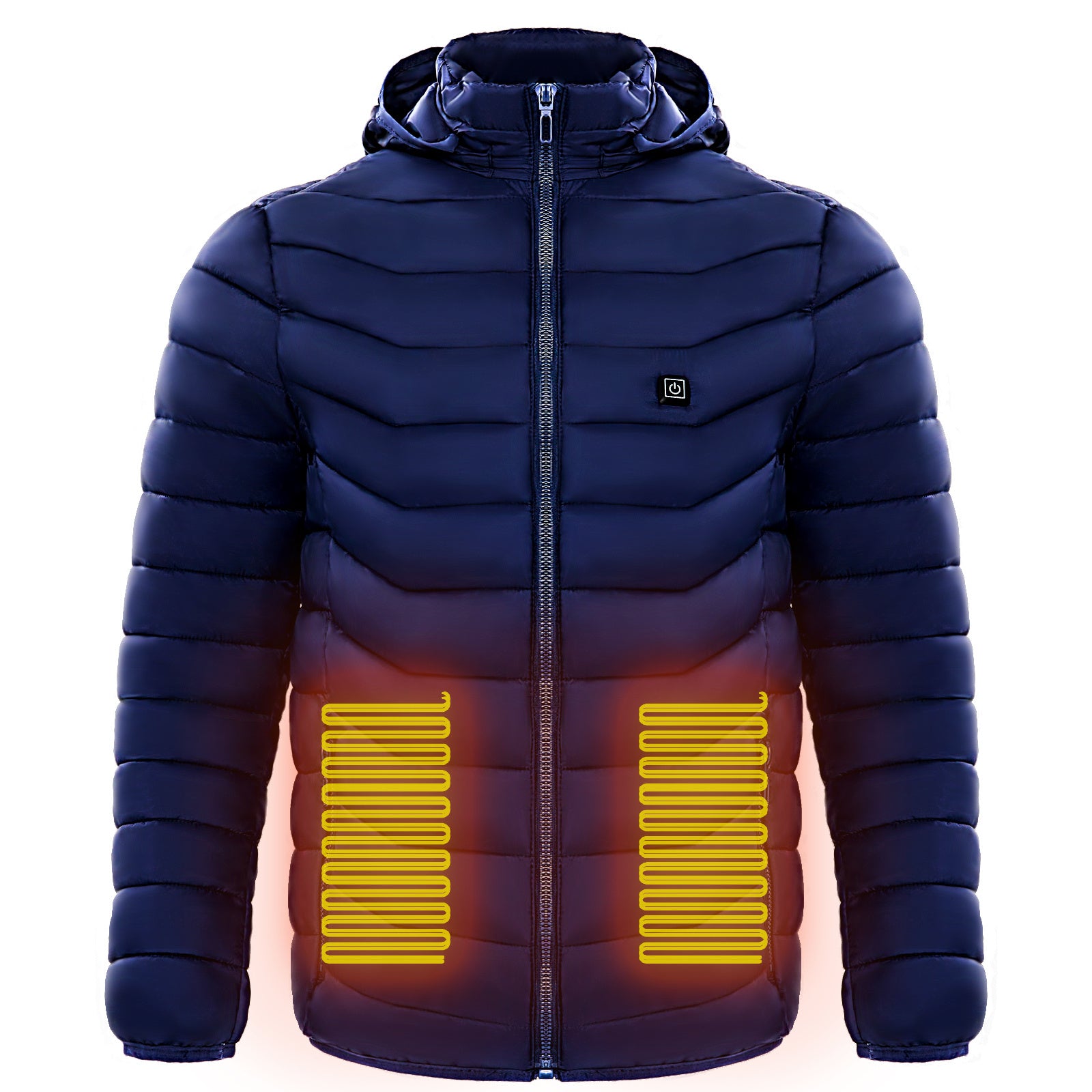 Veste Chauffante ZENDO Africa™ – Manteau d’Hiver Intelligent avec Capuche Isolée