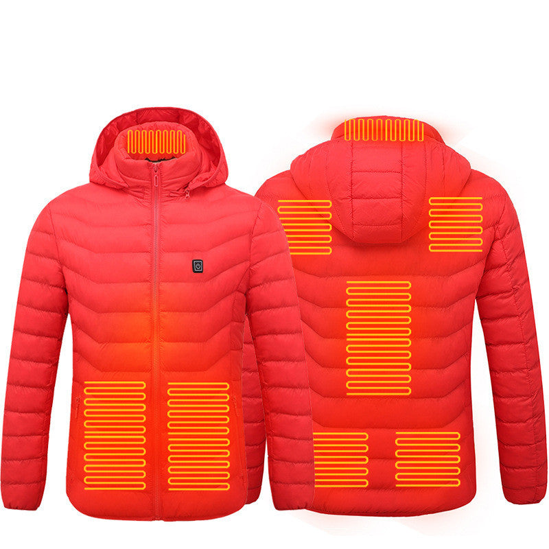 Veste Chauffante ZENDO Africa™ – Manteau d’Hiver Intelligent avec Capuche Isolée