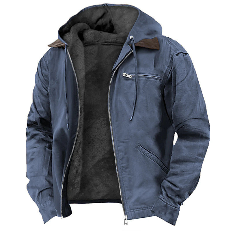 Discover the ZENDO Africa Winter Jacket, designed for style, warmth, and comfort.
Crafted from premium fleece fabric, this hooded zip-up jacket keeps you cozy while giving you a clean, modern look.
Its minimalist design, soft lining, and practical pockets