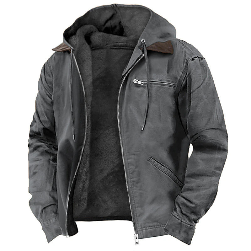Discover the ZENDO Africa Winter Jacket, designed for style, warmth, and comfort.
Crafted from premium fleece fabric, this hooded zip-up jacket keeps you cozy while giving you a clean, modern look.
Its minimalist design, soft lining, and practical pockets