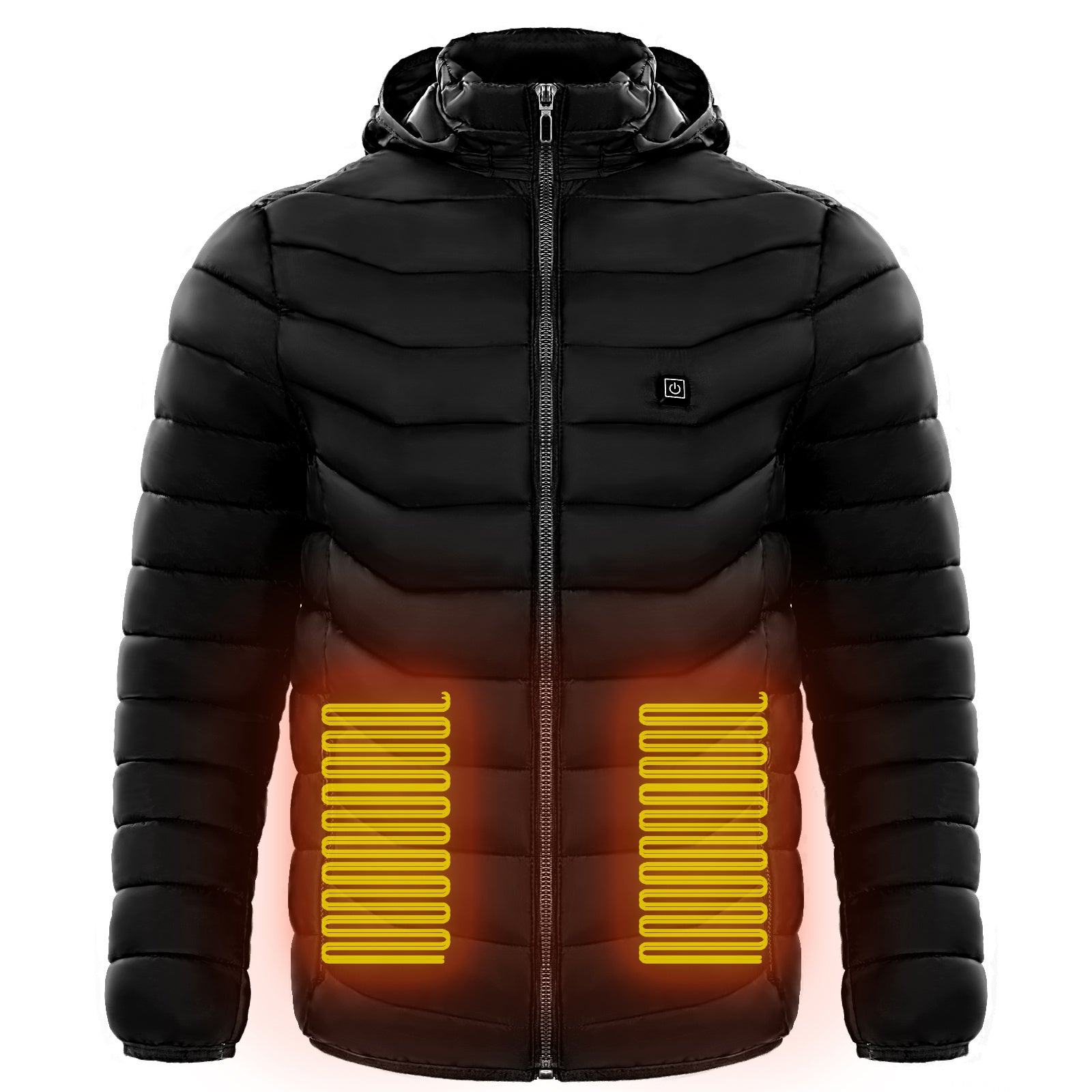 Veste Chauffante ZENDO Africa™ – Manteau d’Hiver Intelligent avec Capuche Isolée