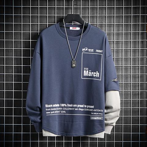 ZENDO Africa™ – Sweat Long Streetwear à Manches Longues / Men’s Urban Loose Pullover