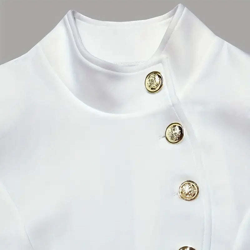 Robe Élégante à Boutons Dorés - ZENDO Afrique™ | Bodycon Premium
Description pour le référencement naturel (SEO): Découvrez la Robe Élégante ZENDO Afrique™ avec boutons dorés. Coupe ajustée bodycon, tissu extensible premium. Parfaite pour soirées et occa